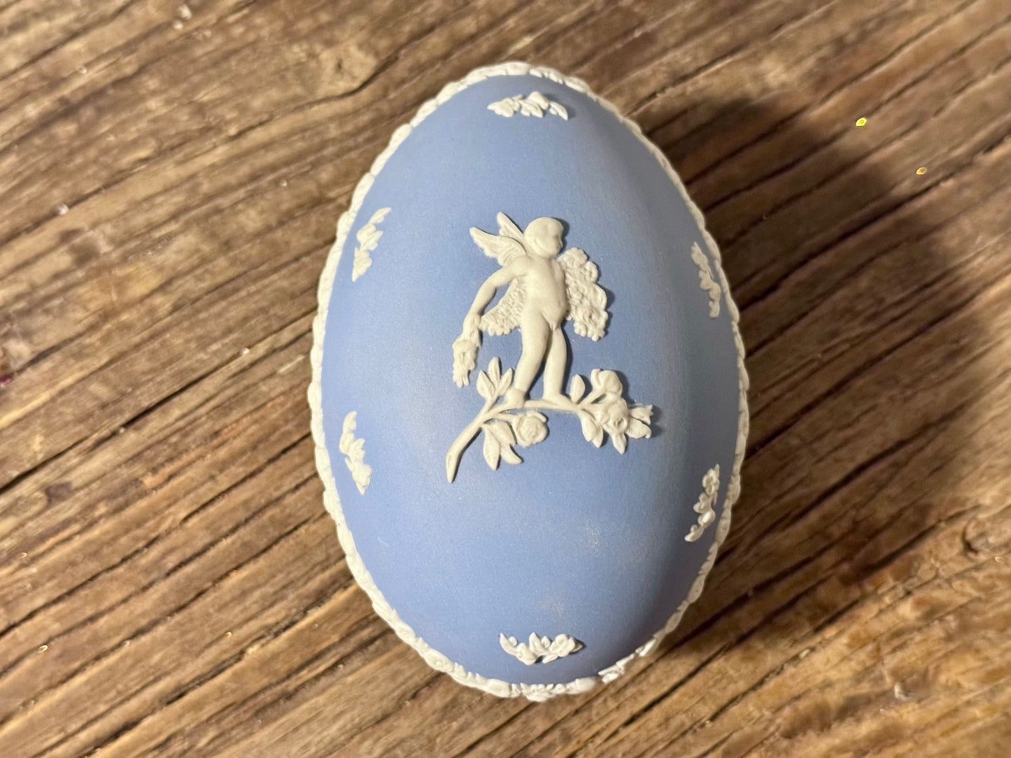 Wedgwood Jasperware Egg Trinket Box