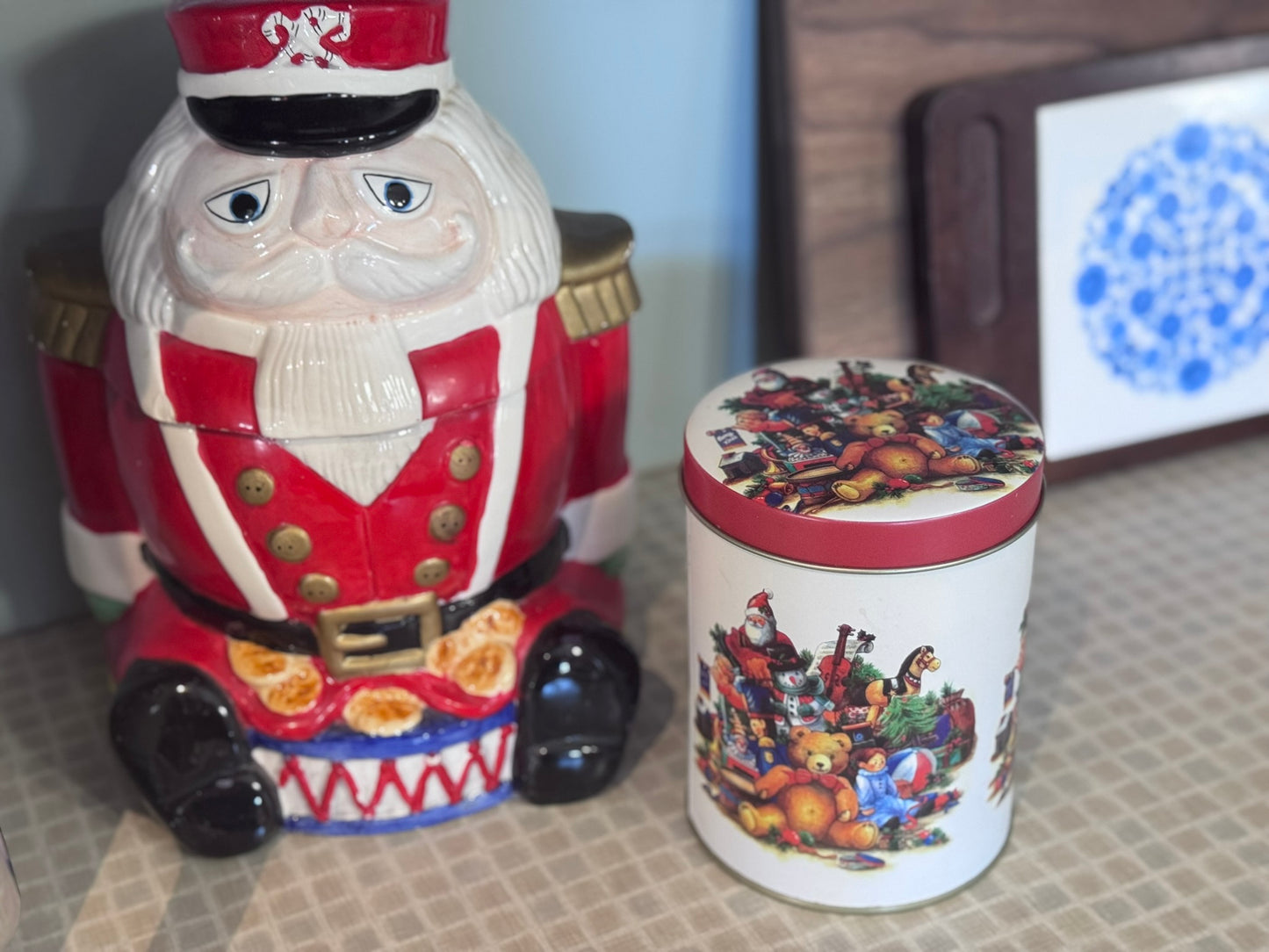 Stackable Christmas Canister/Tins