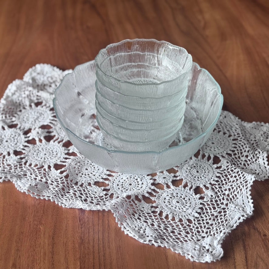 Arcoroc 'Fleur' Dessert/Salad Bowls