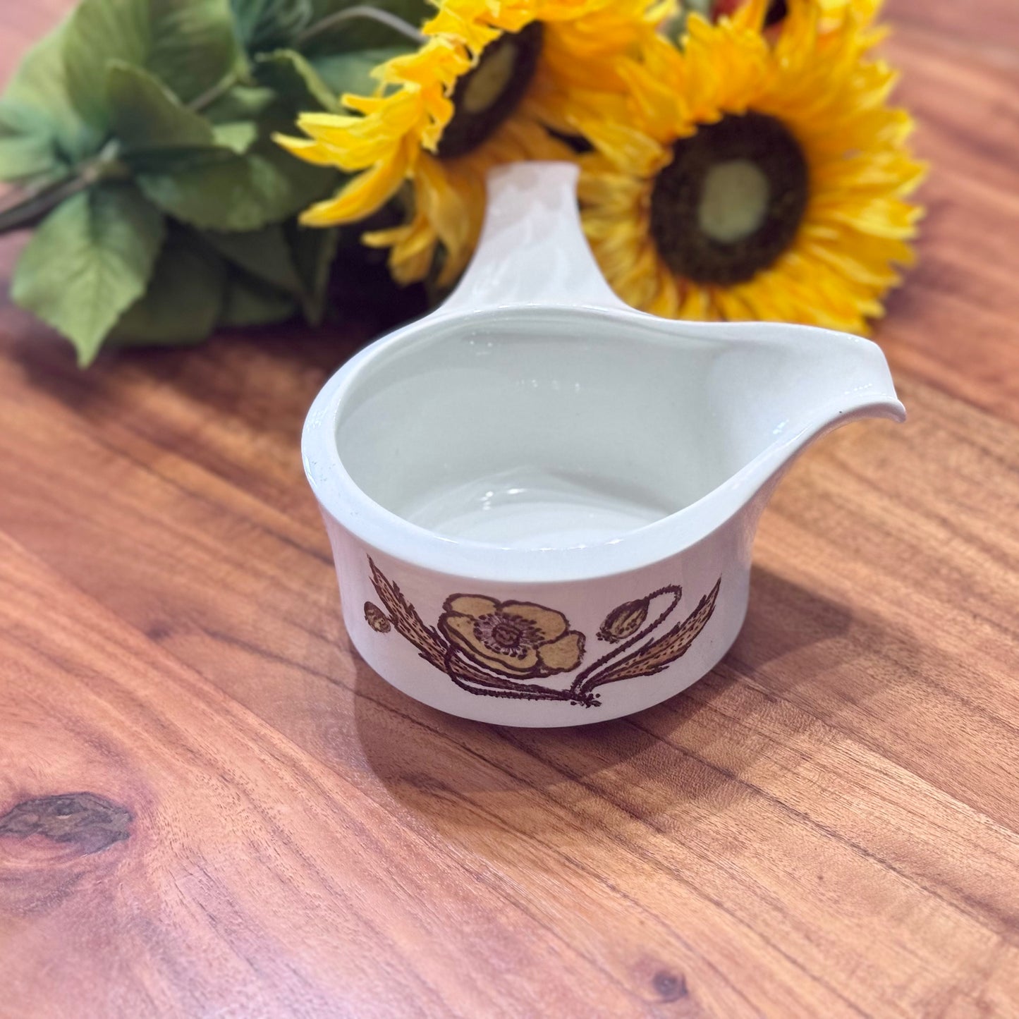 Burleigh England 'Forest Flower' Gravy Boat