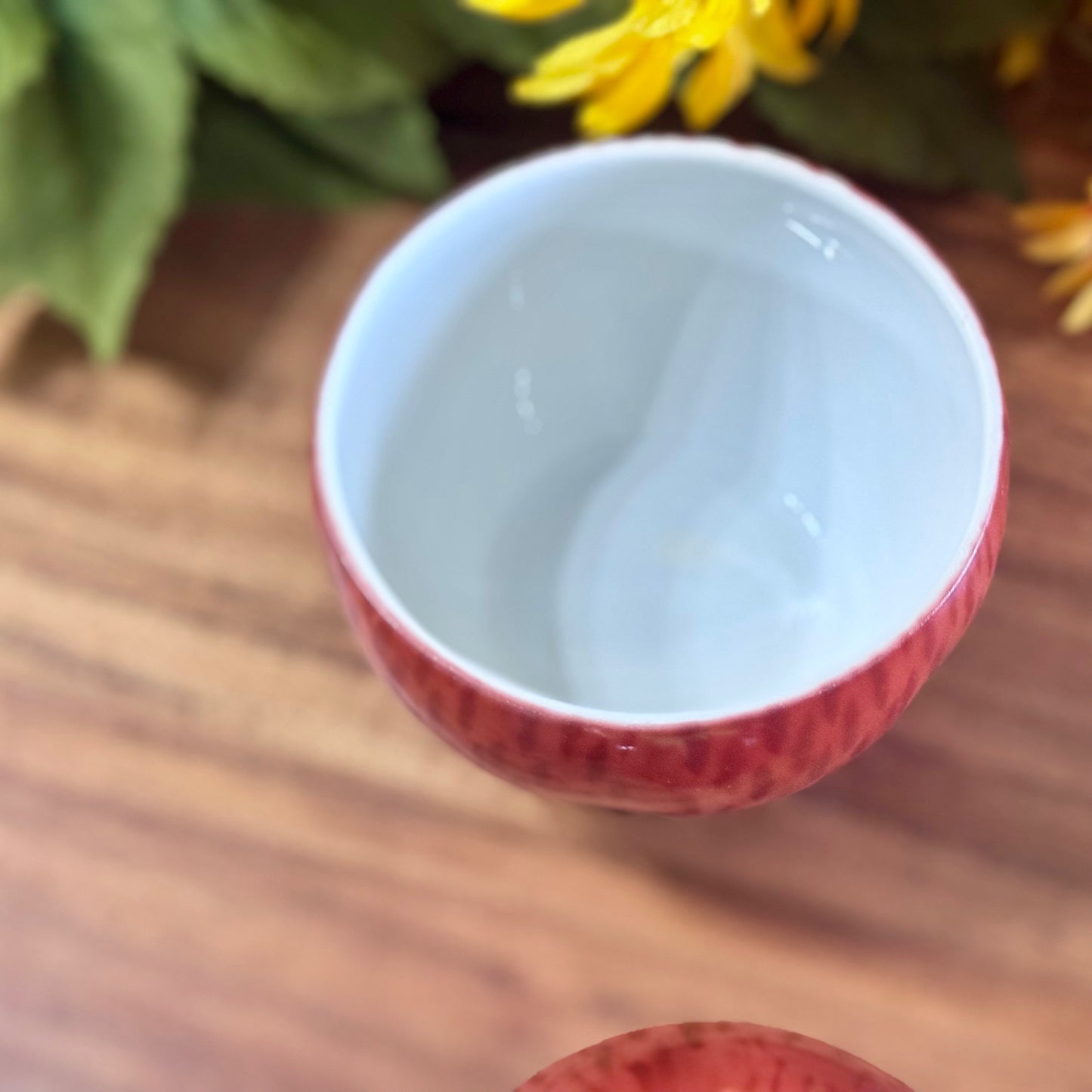 Vintage Czechoslovakia Porcelain Apple Box