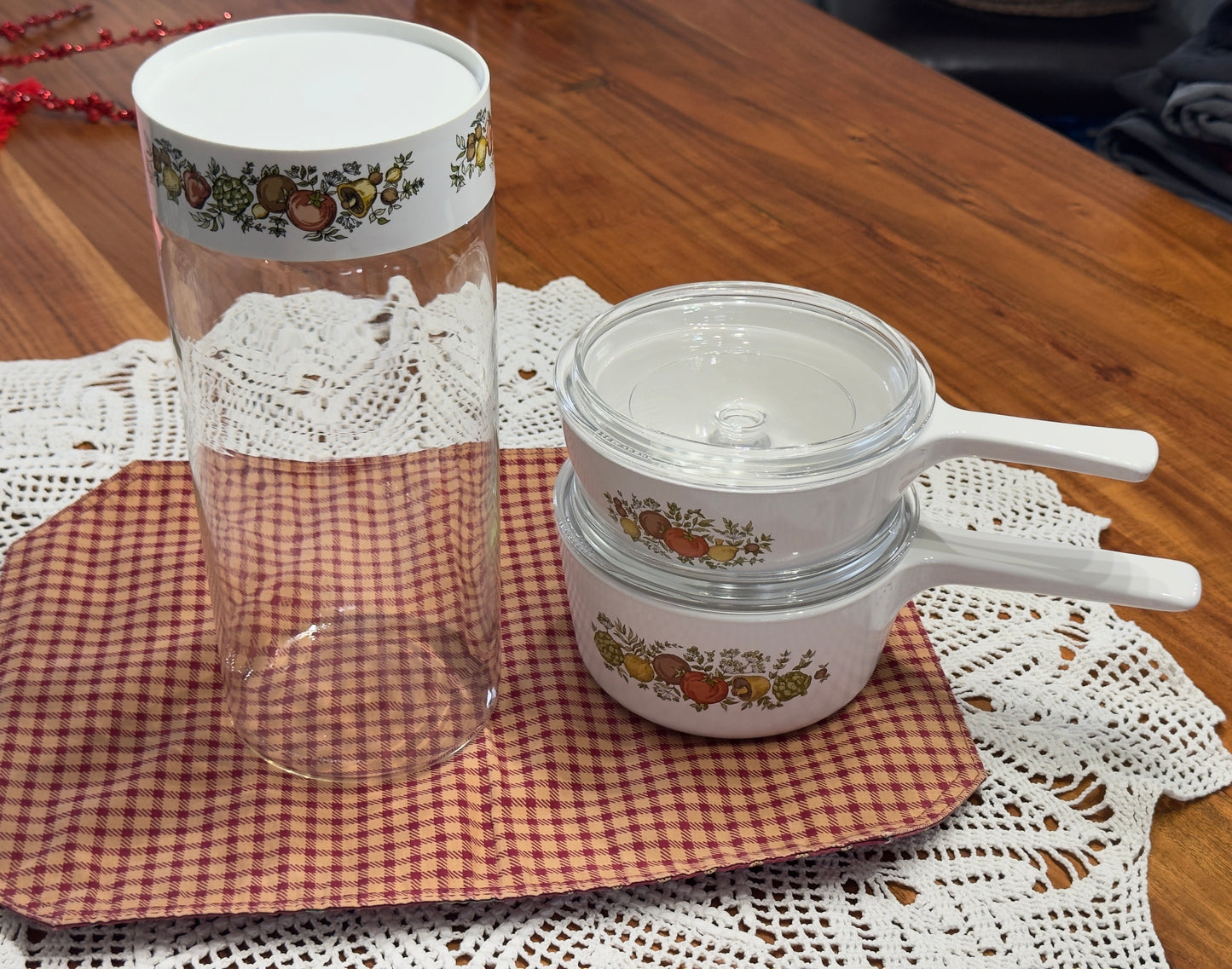 PYREX Spice Of Life Glass Canister