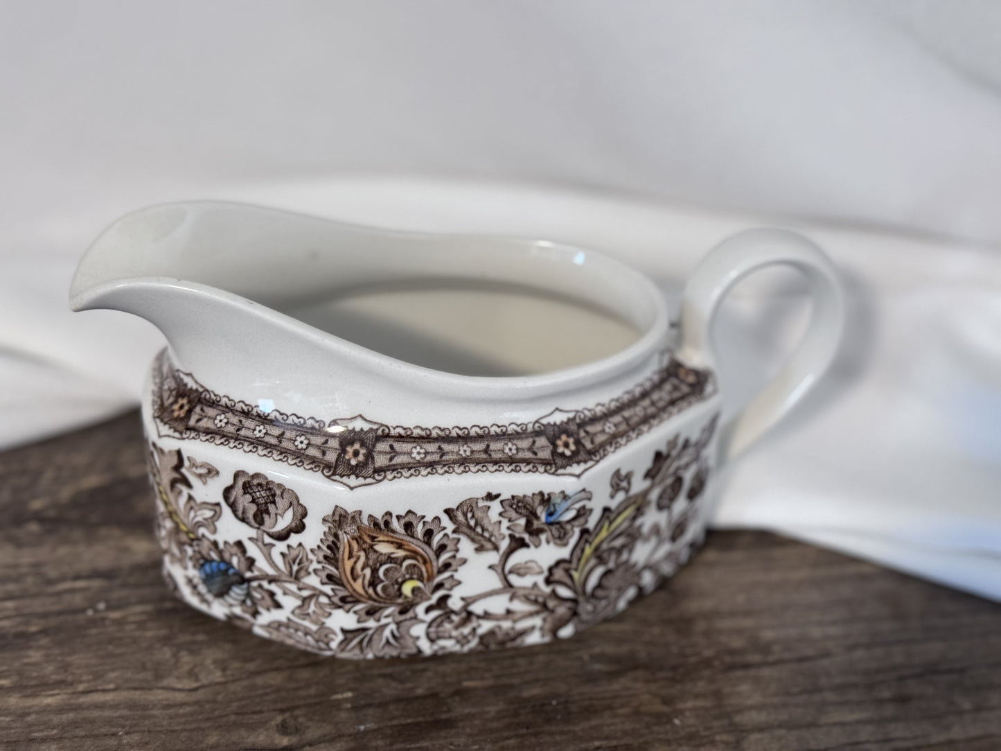 Ridgway England Gravy Boat & Plate