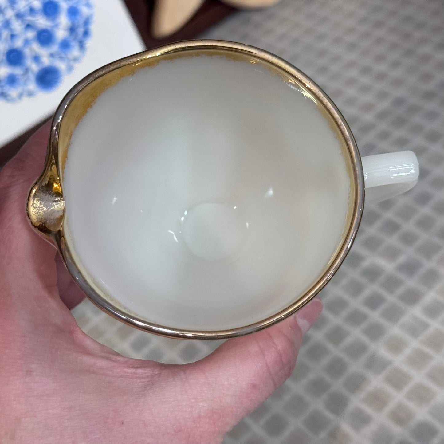 Fire King Milk Glass Cream & Sugar Set