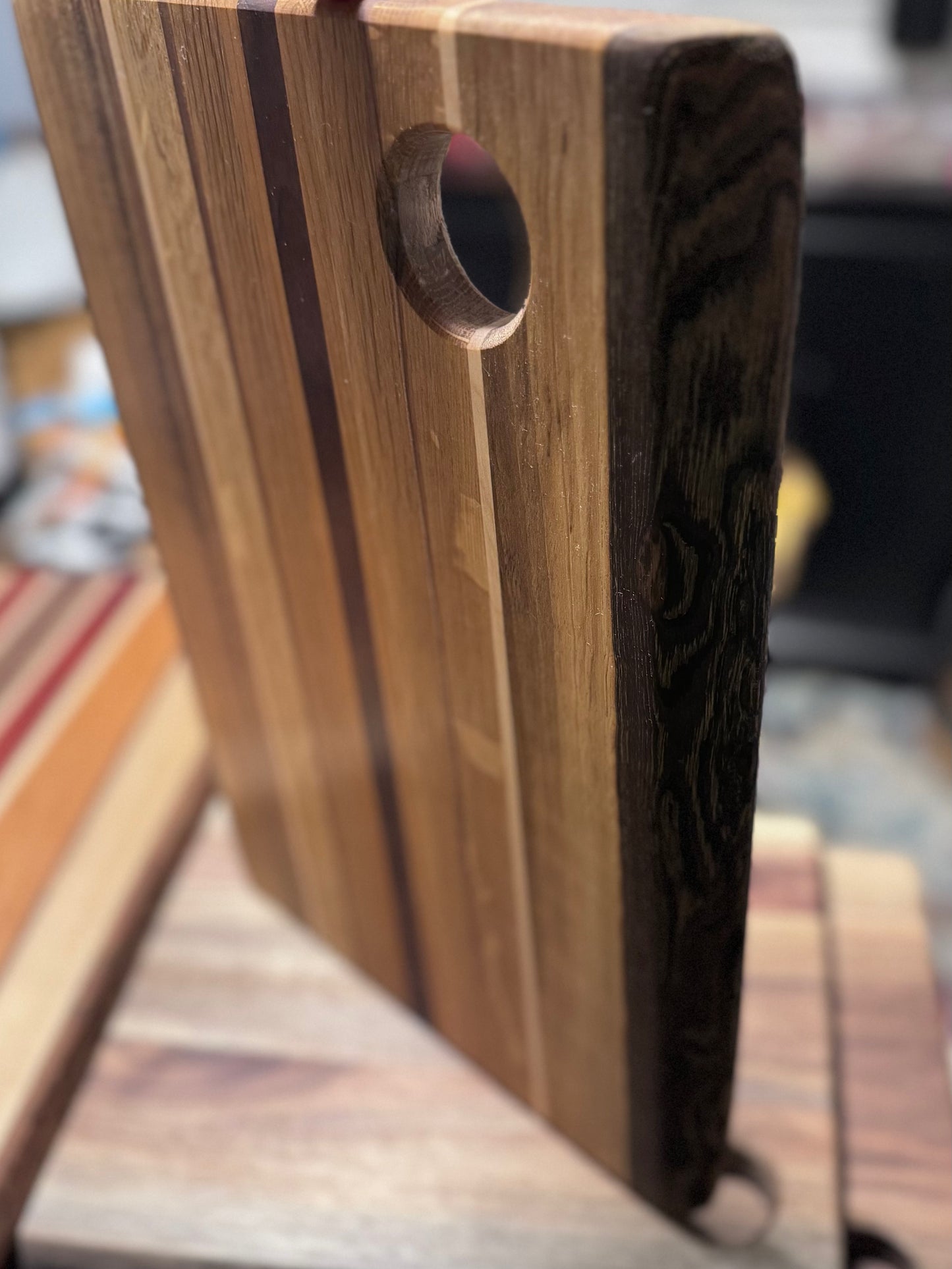 Smaller Mixed Wood Cutting Board