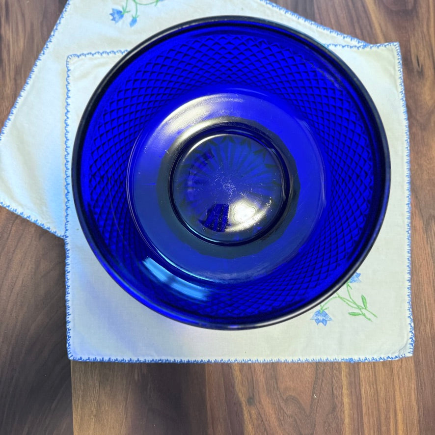 Cobalt Blue Serving/Fruit Bowl