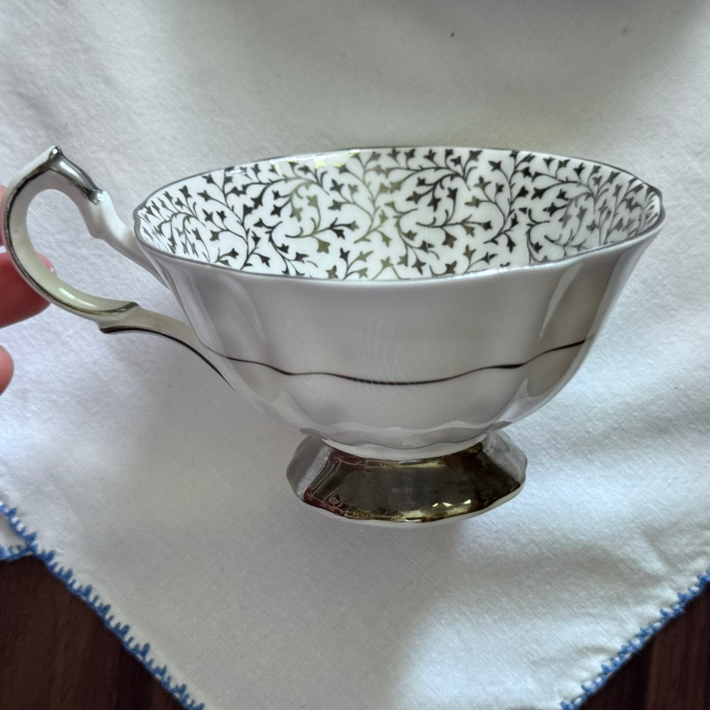 Queen Anne Wedding Anniversary Tea Cup and Saucer