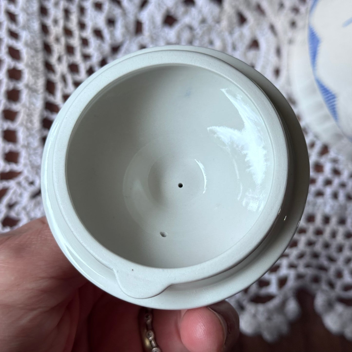 MASON'S Denmark Blue & White Ironstone Coffee/Teapot