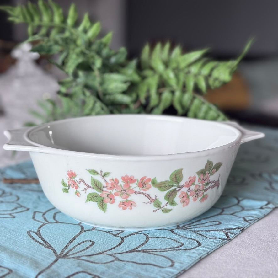 PYREX 'Cherry Blossom' Round Casserole Dish