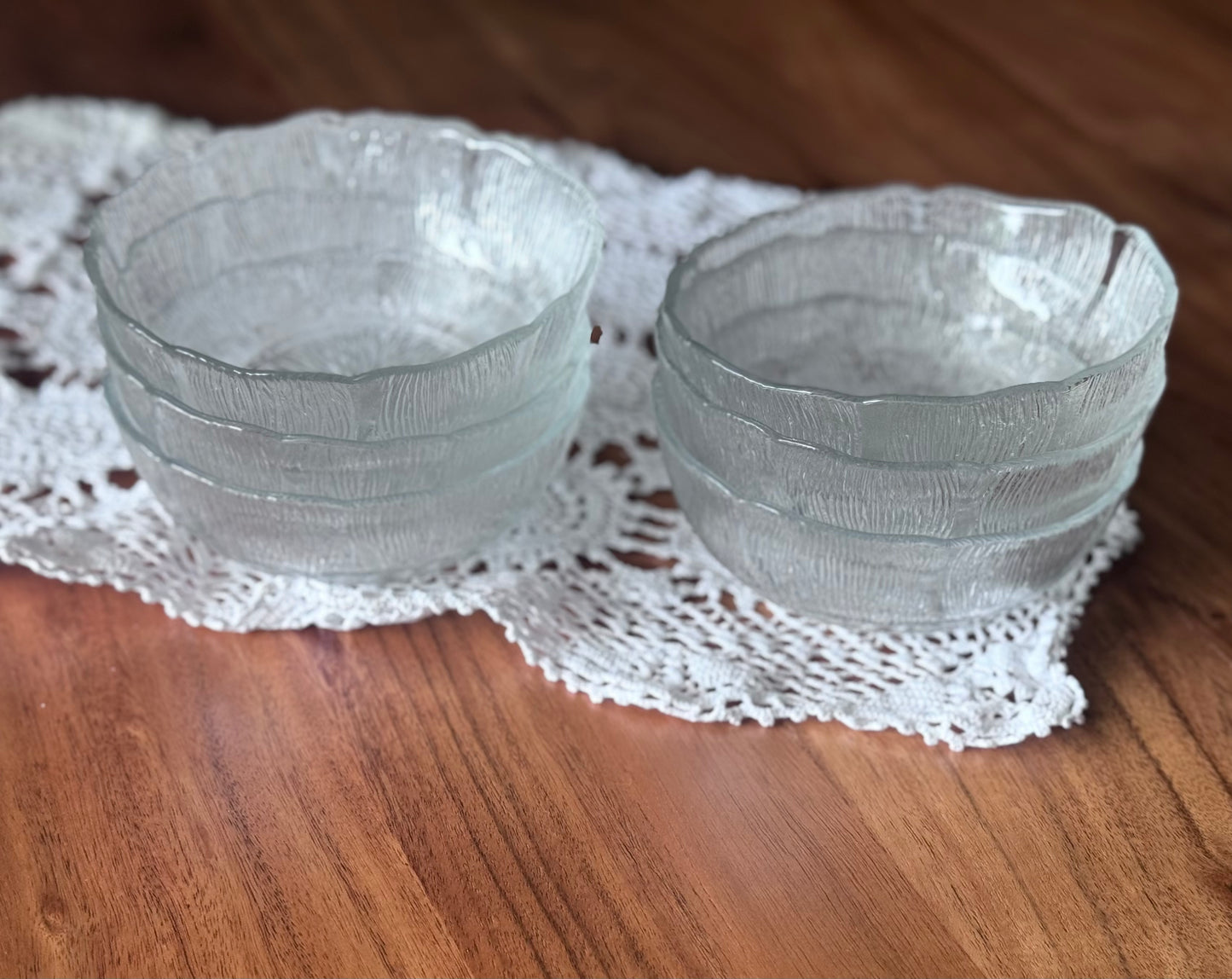 Arcoroc 'Fleur' Dessert/Salad Bowls