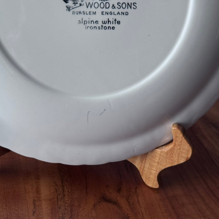Wood & Sons Burslem England Plate
