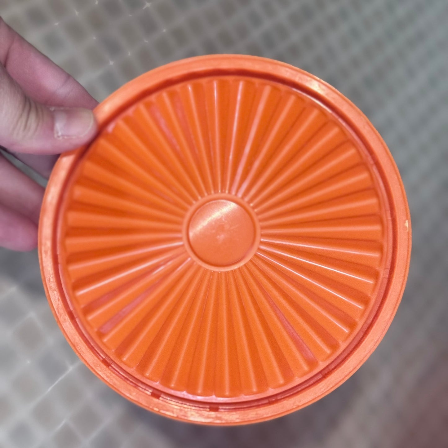 Harvest Orange Servalier Tupperware Canister Set