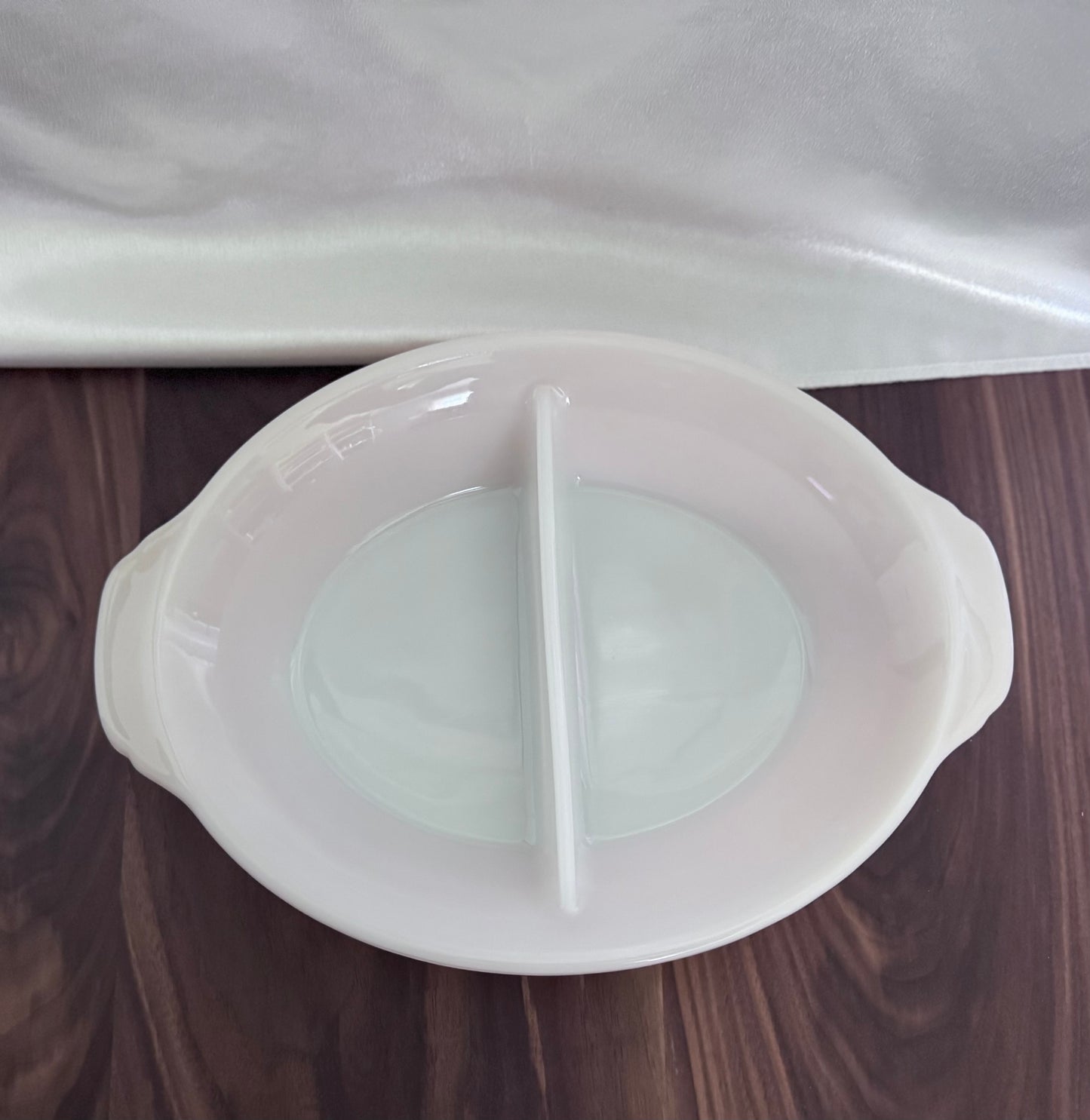 Fire King Divided Casserole Dish