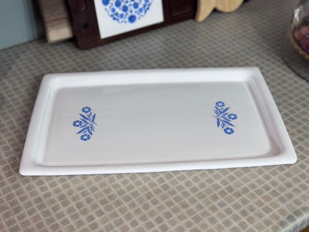 Corning Ware Blue Cornflower Broil Bake Tray