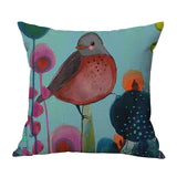 Bird Pillow Cover