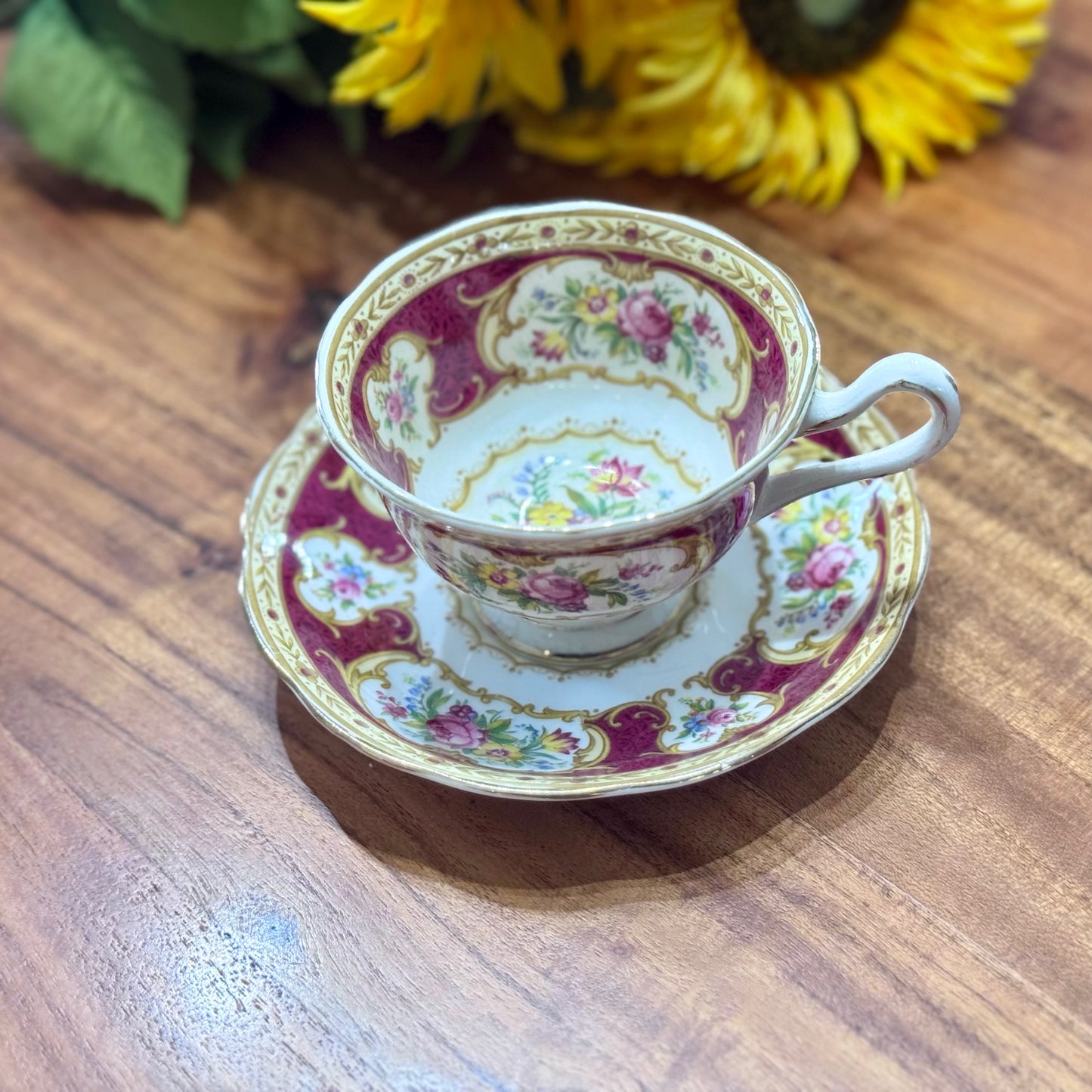 'Lady Hamilton' Royal Albert Teacup & Saucer Set