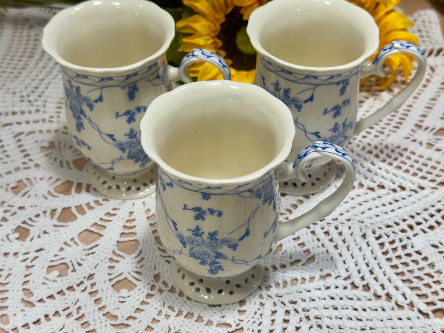 Skye McGhie 'Rose Brocade' Mugs
