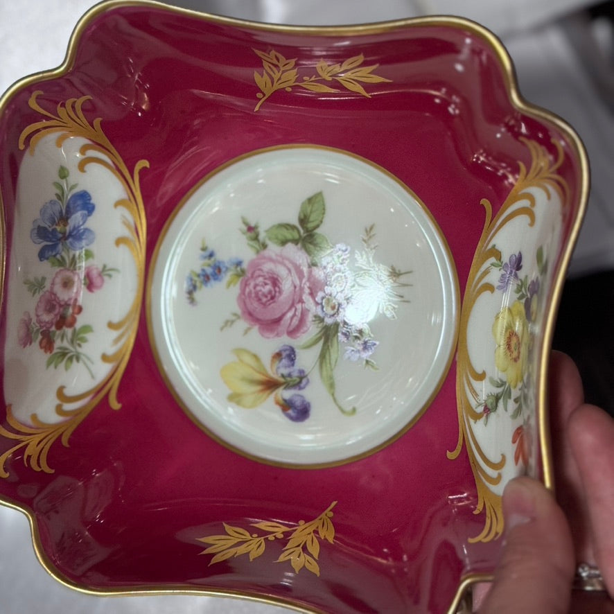 Limoges France Square Bowl