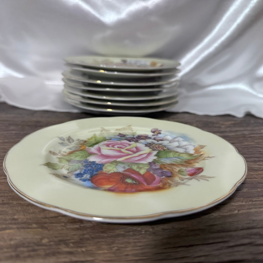 Hand Painted Saucers