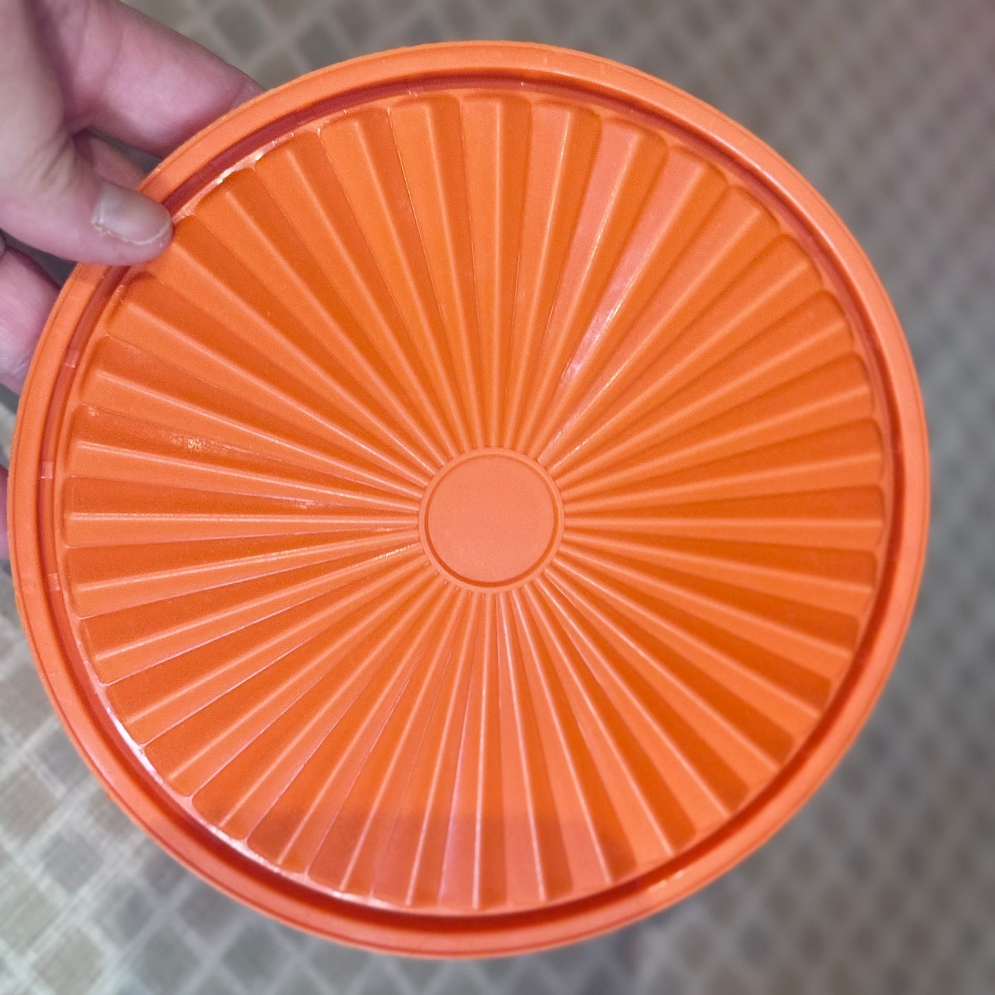Harvest Orange Servalier Tupperware Canister Set