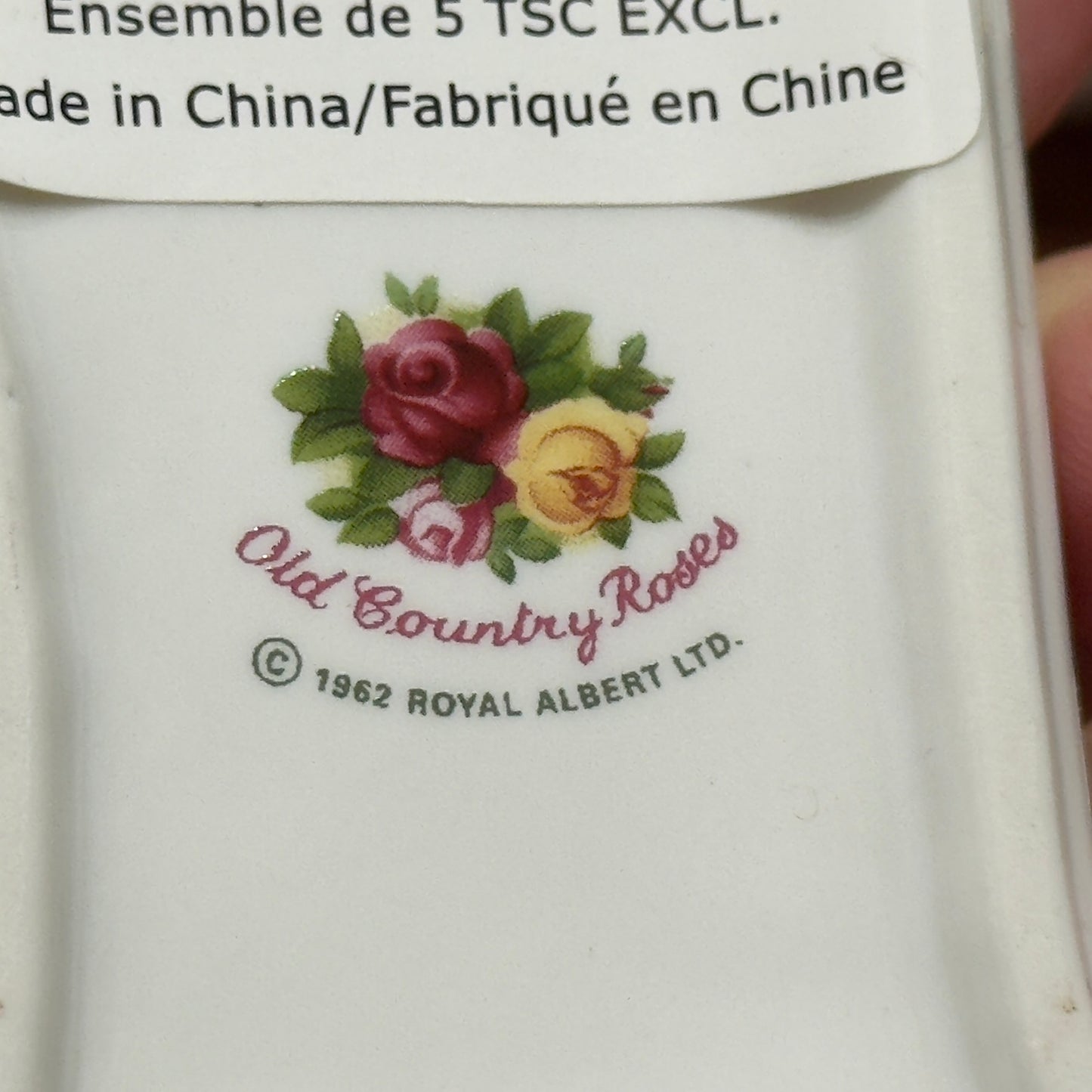 Royal Albert 'Old Country Roses' PEACE Candy Dishes/Wall Decor