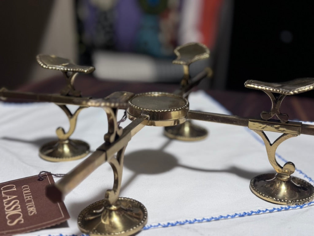 Ethan Allen Collector's Classics Adjustable Brass Trivet
