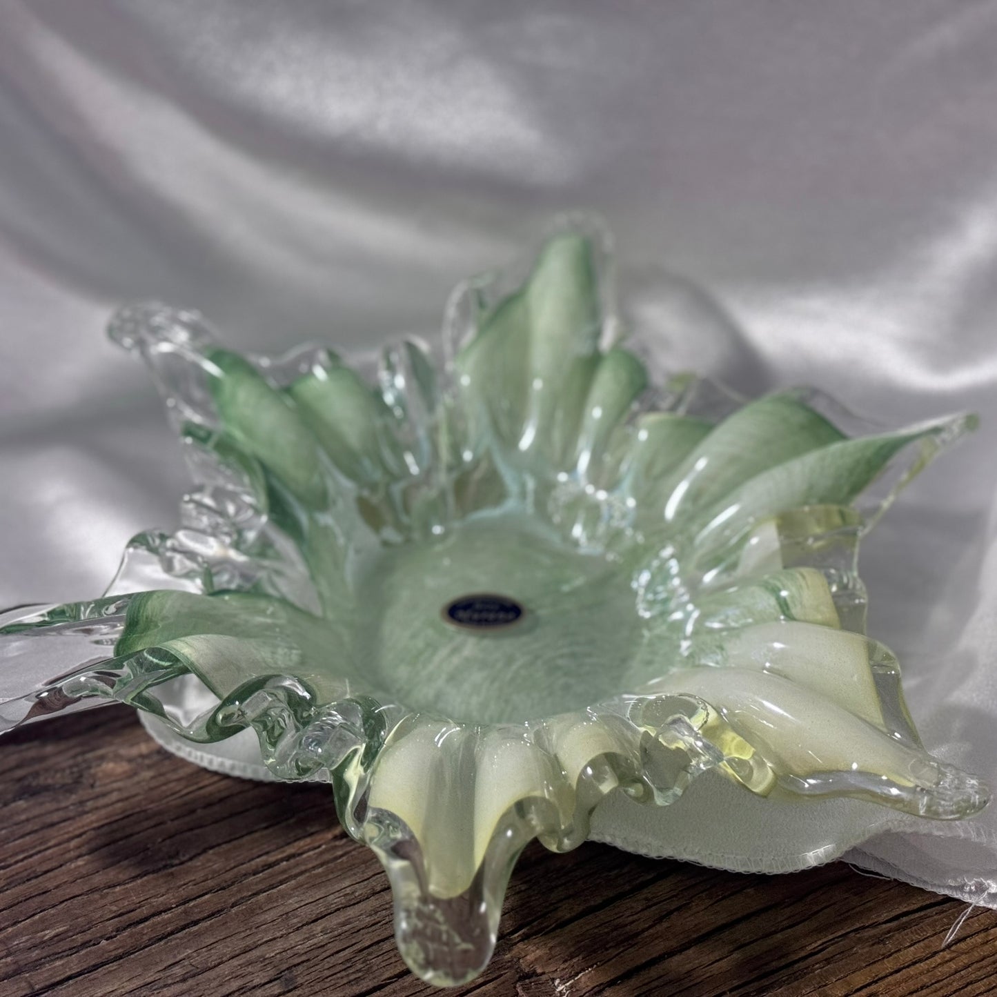 Lavorizione Arte Murano Glass Splash Bowl