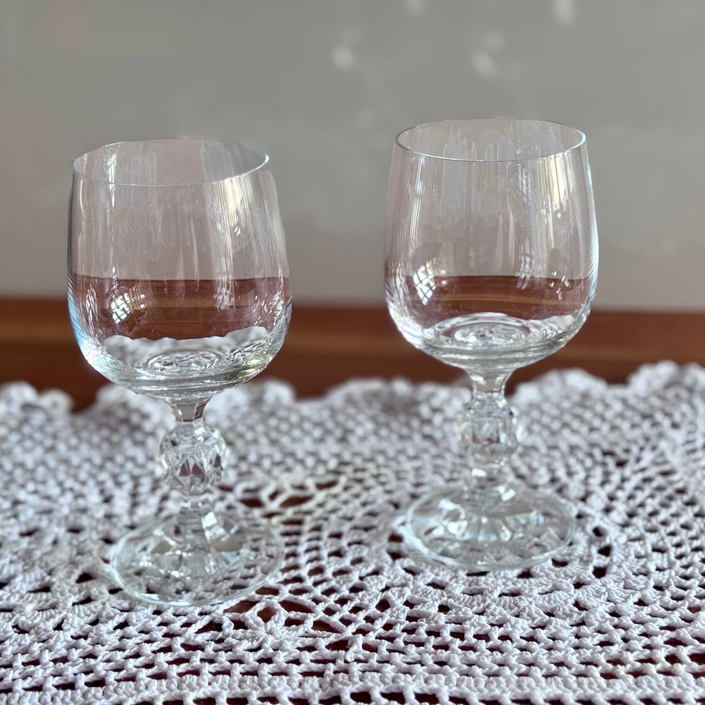 Bohemian Crystal Goblets
