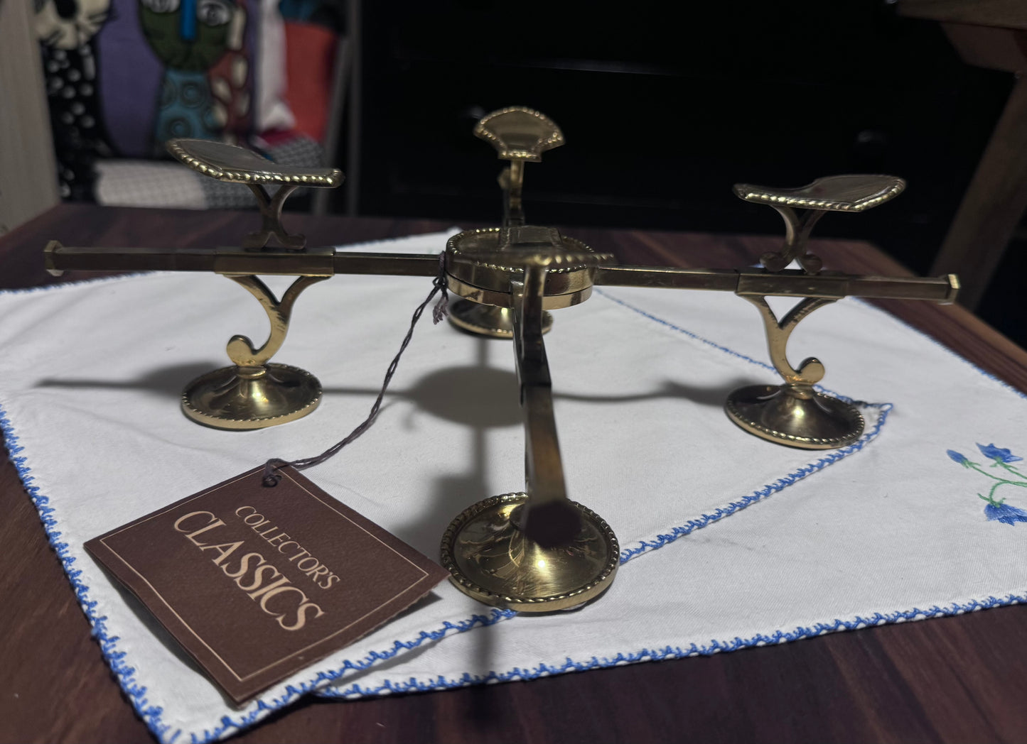 Ethan Allen Collector's Classics Adjustable Brass Trivet