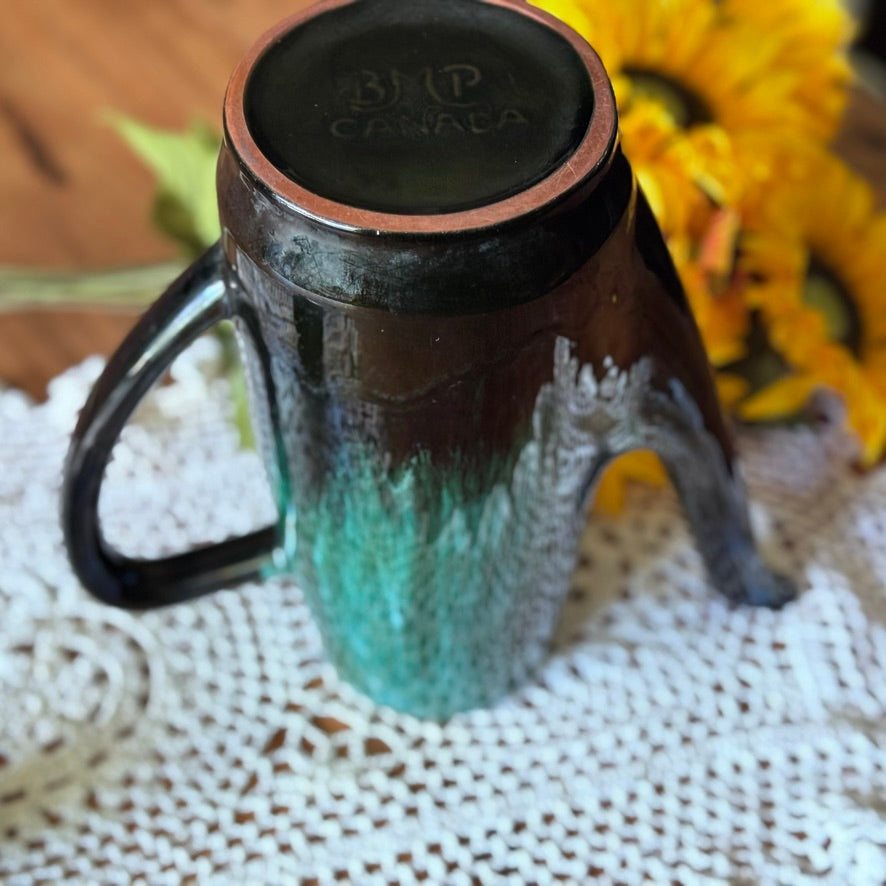 Slender Blue Mountain Pottery Teapot