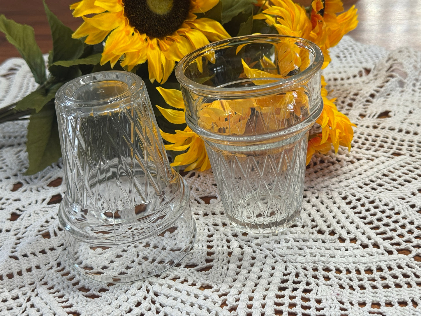 Libby Clear Glass Sundae Cups