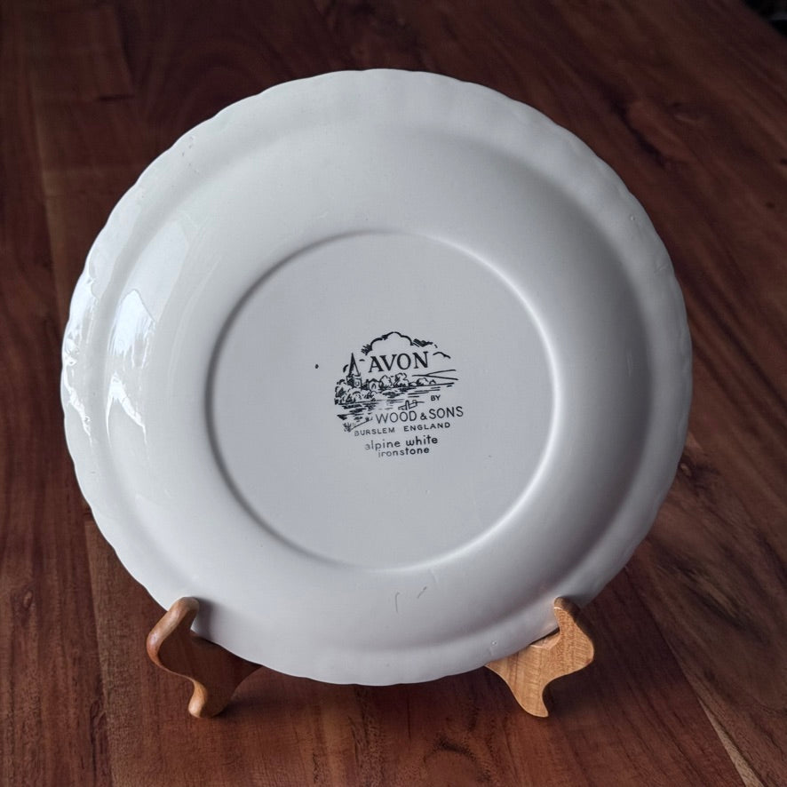 Wood & Sons Burslem England Plate