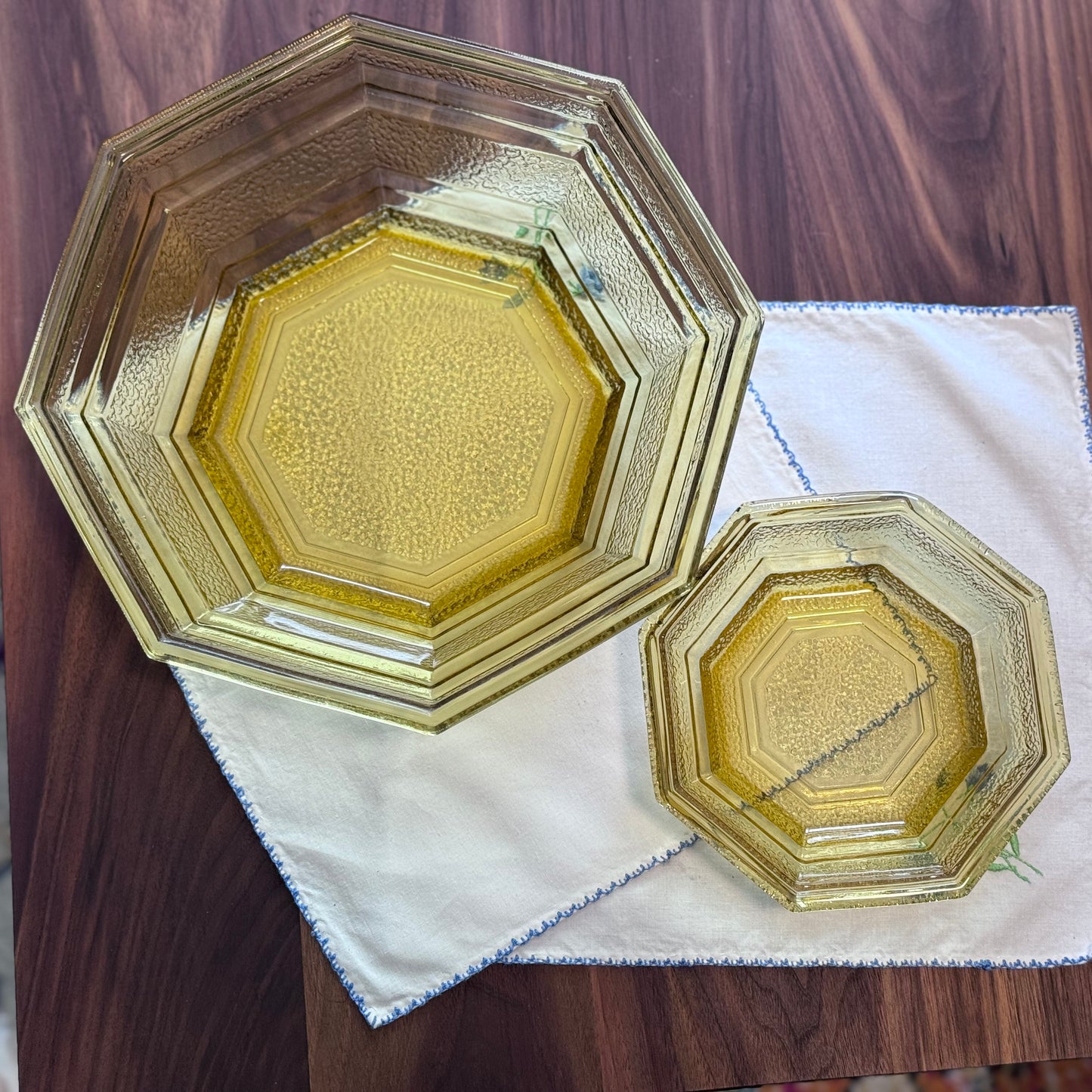 Anchor Hocking Chip and Dip Bowls