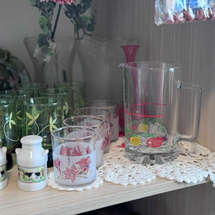 Italian Glass Pitcher