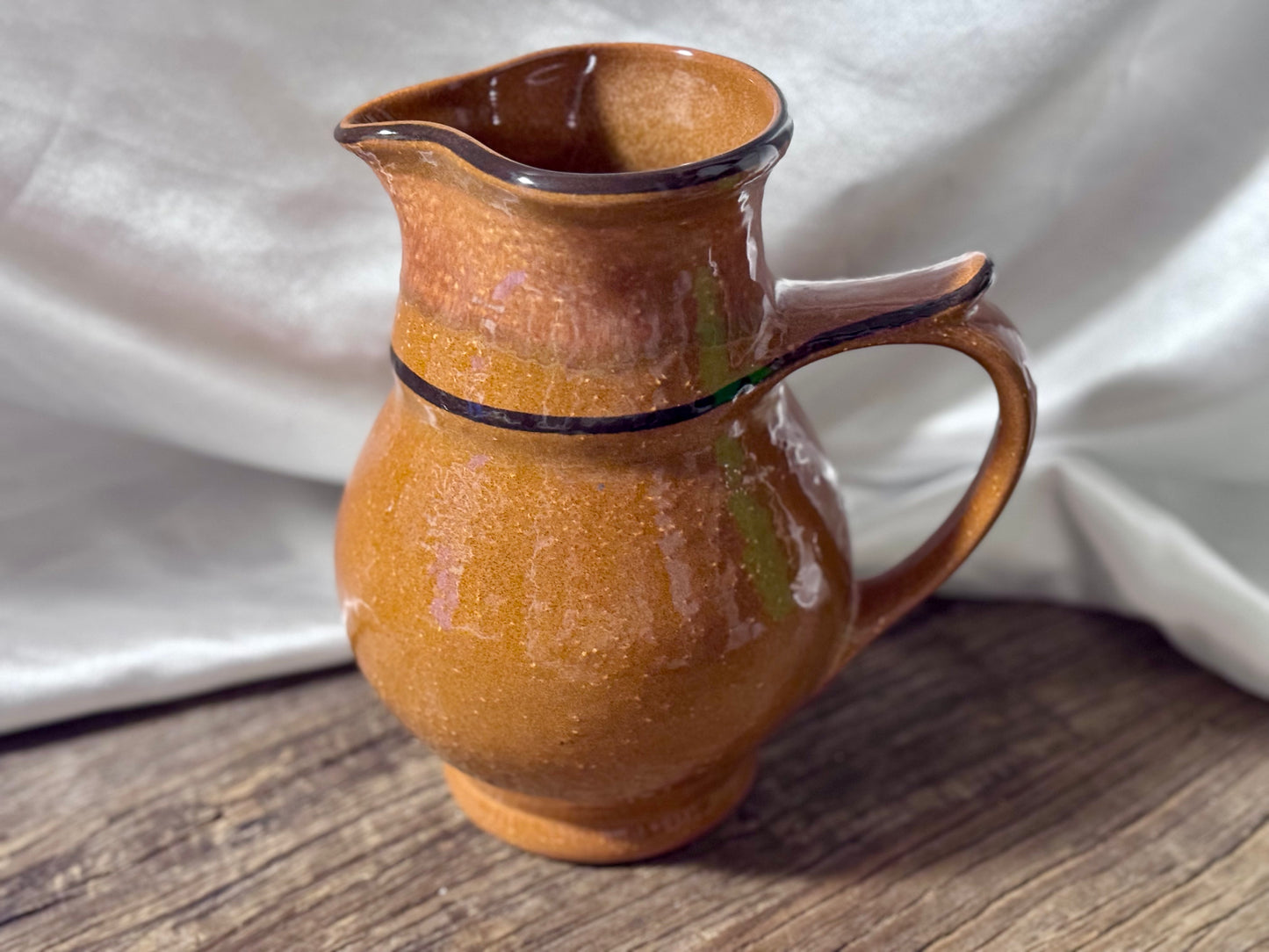 Franciscan Interpace England Terracotta Stoneware Pitcher/Jug