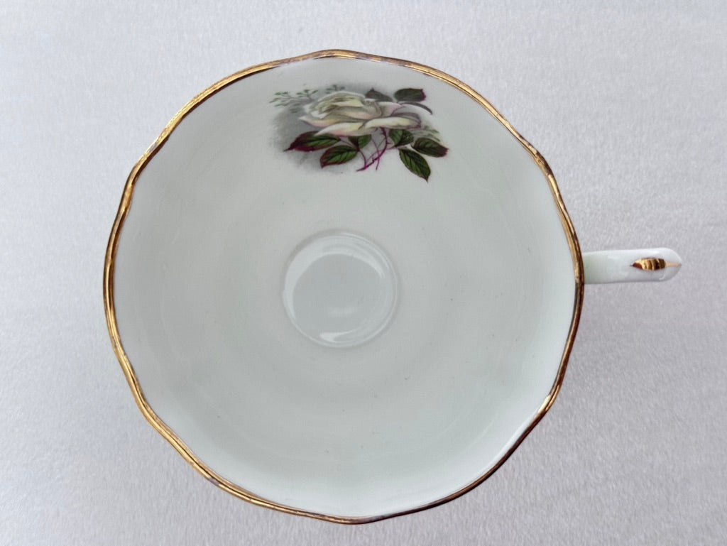 England Teacup & Saucer - pale green