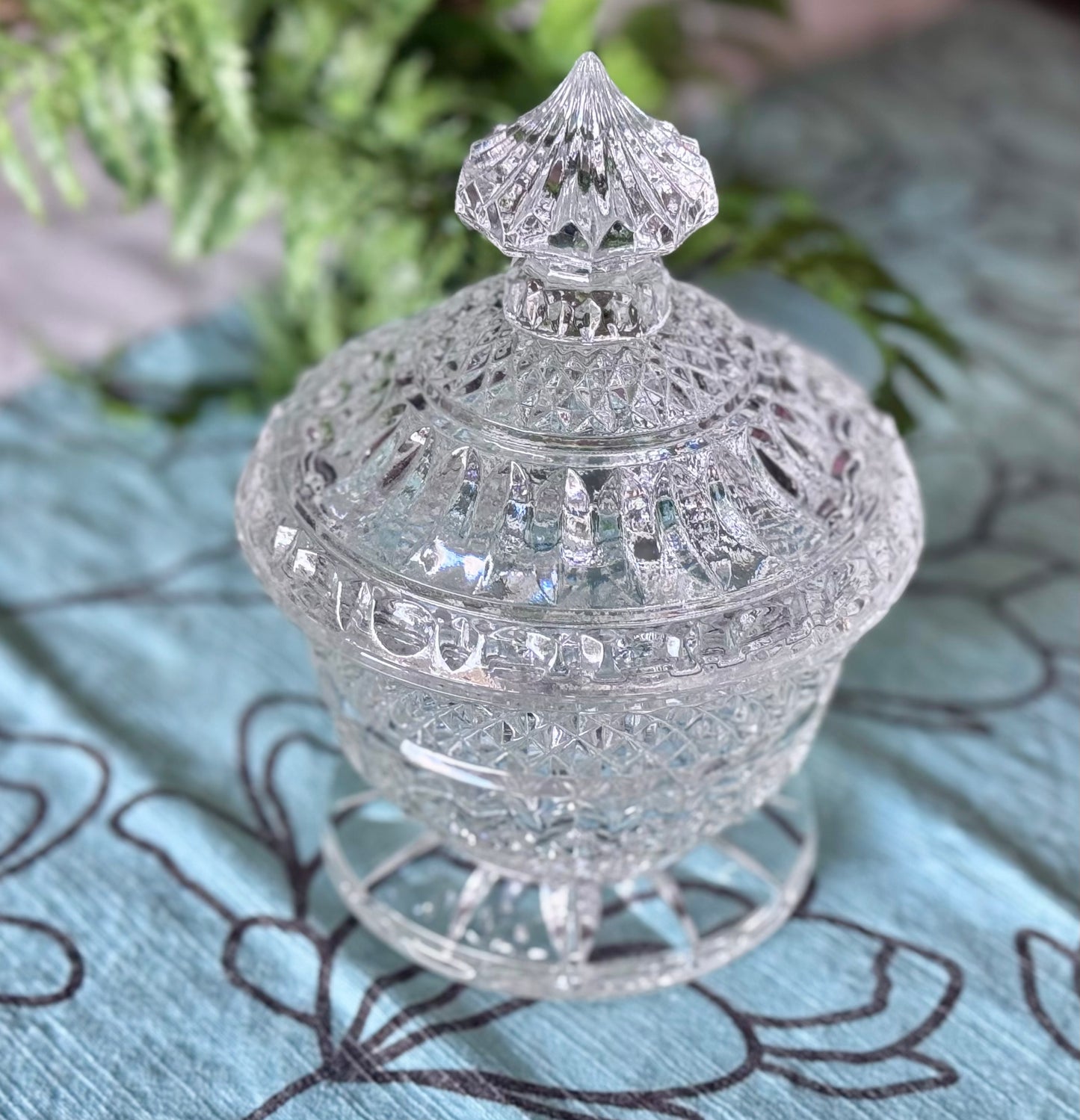 Lead Crystal Candy Dish