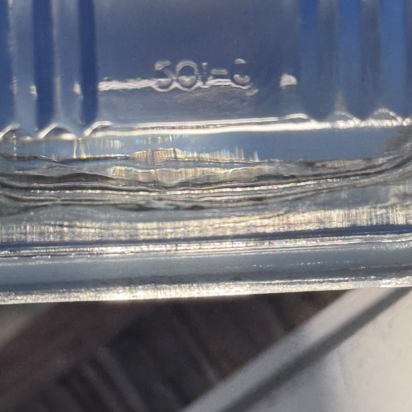 Blue Delphite Fridgie with Clear Lid