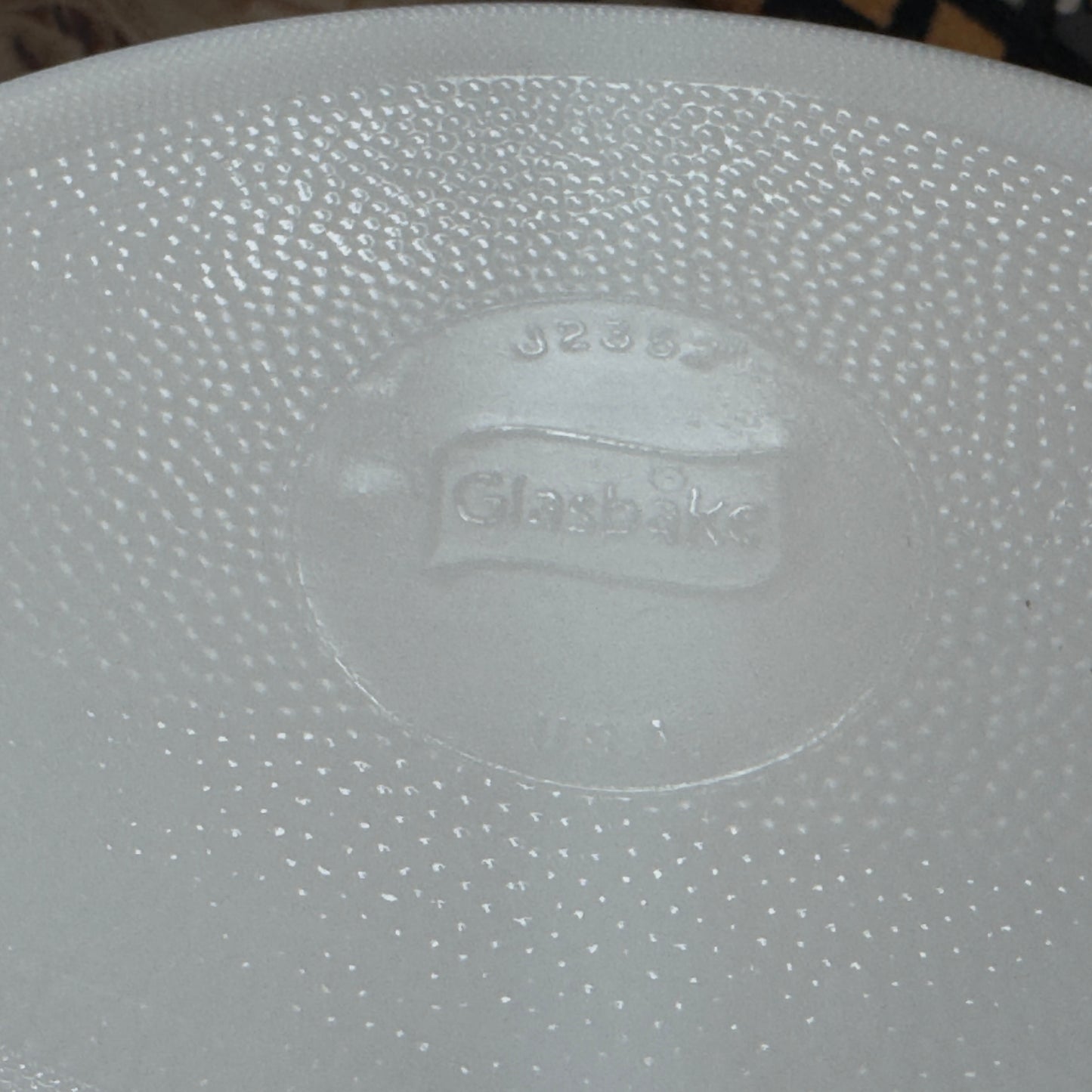 Glasbake Blue Birds & Flower Divided Casserole