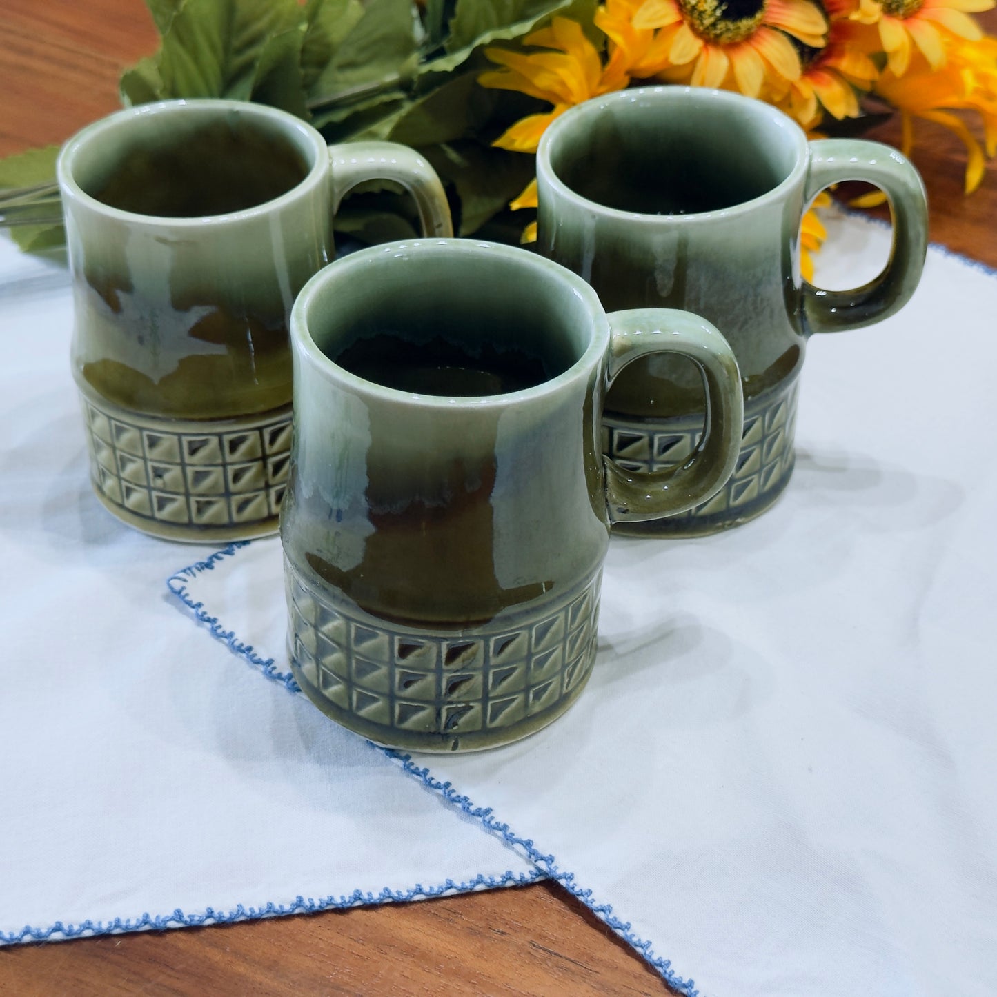 MCM Drip Glaze Mugs