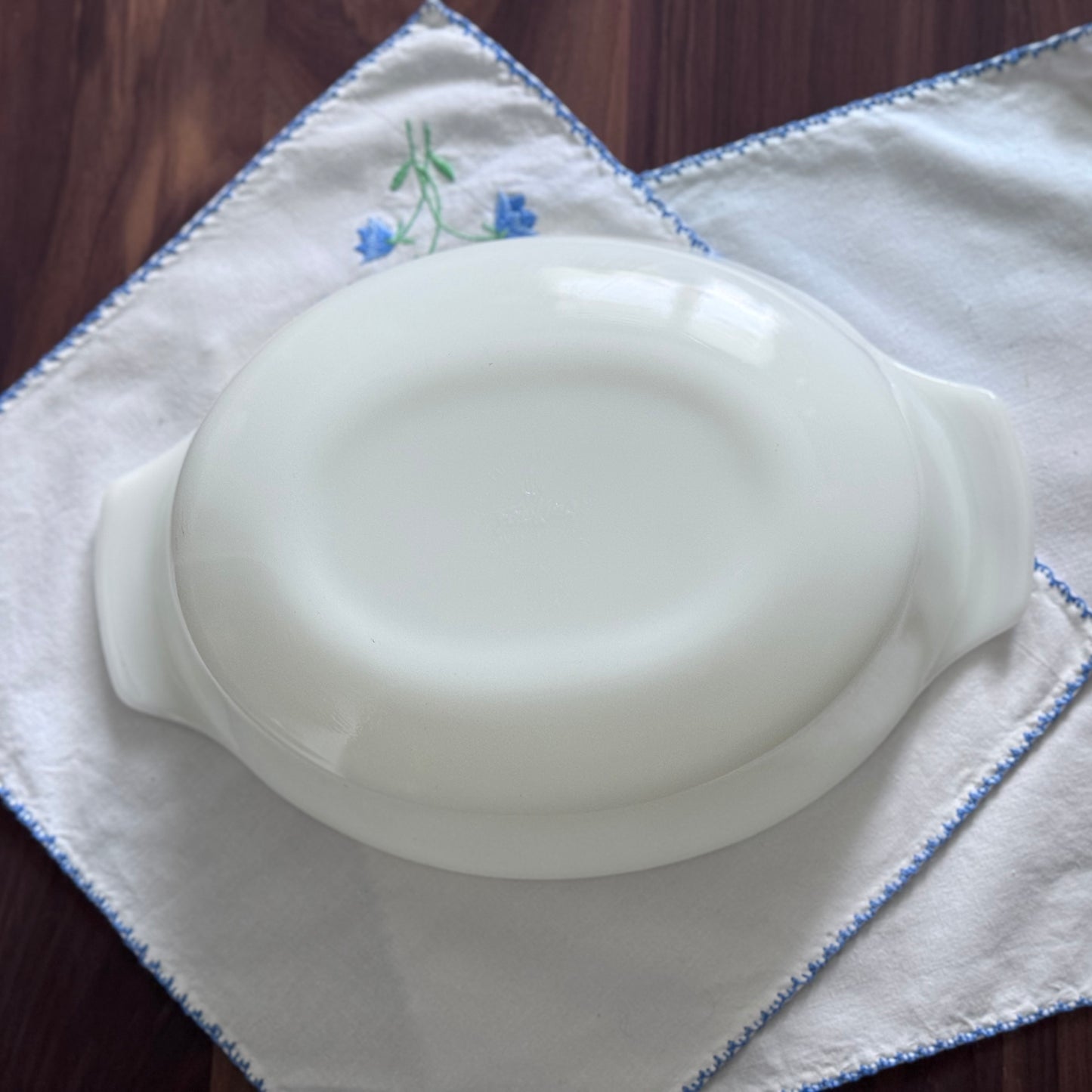 Anchor Hocking Fire King Blue Cornflower Casserole