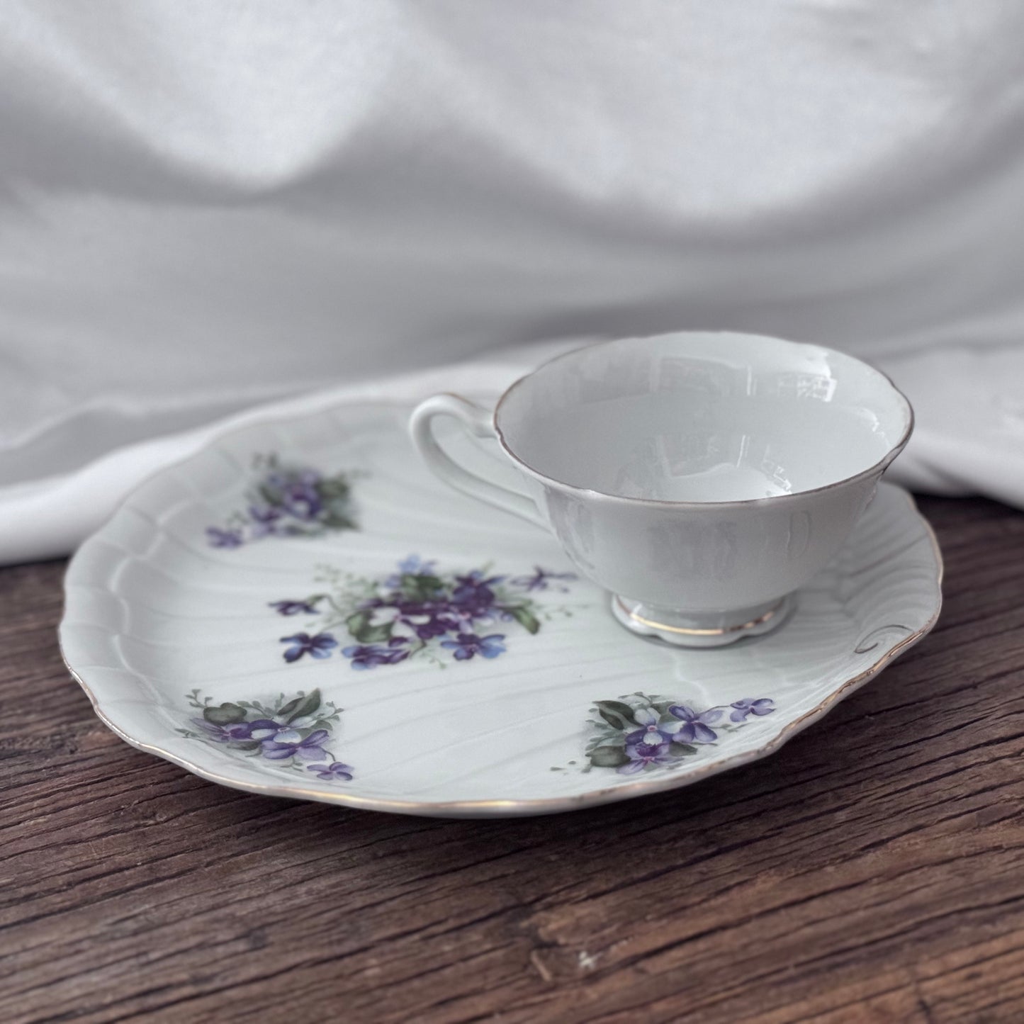 Porcelain Luncheon Plate Set