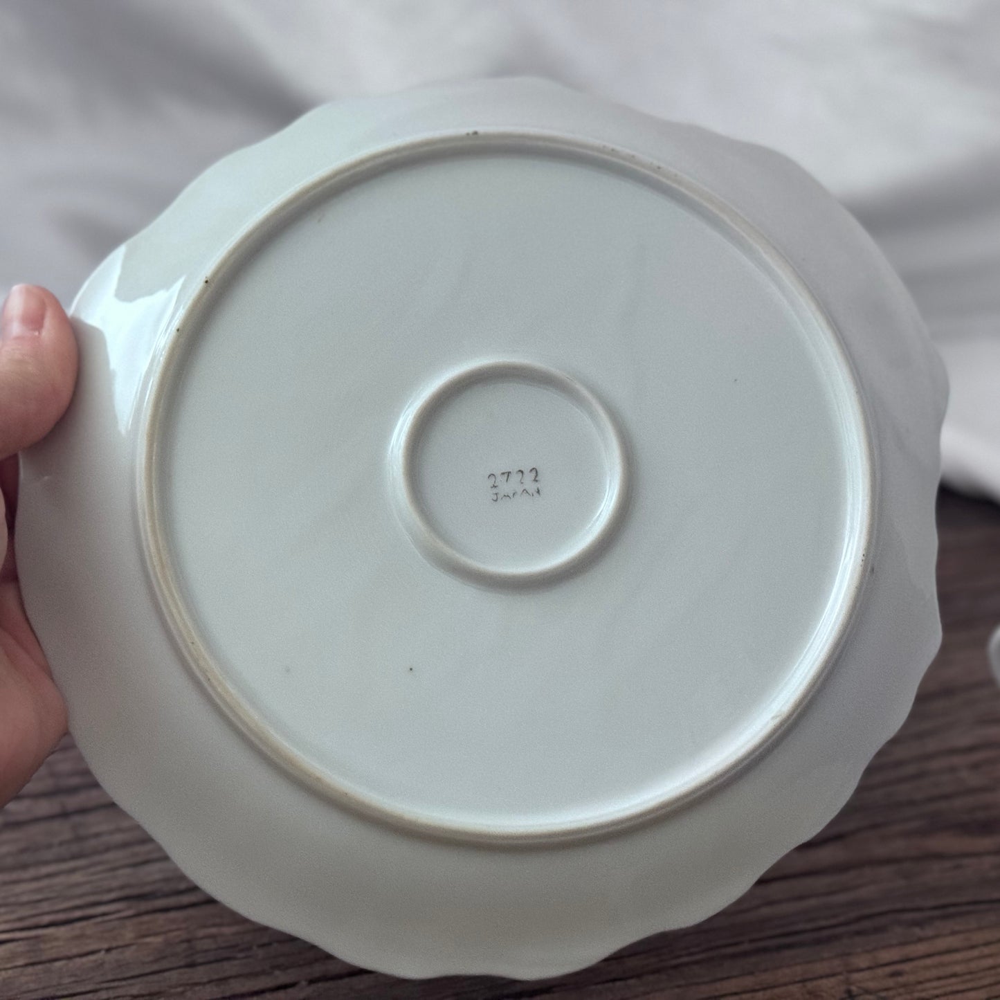Porcelain Luncheon Plate Set
