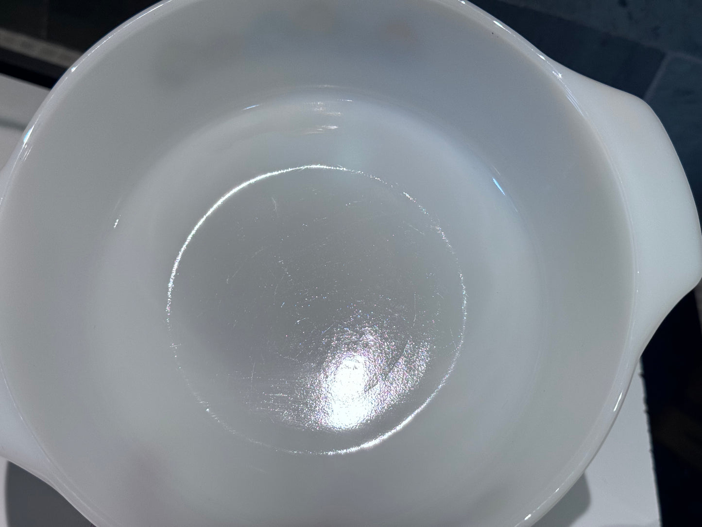 Anchor Hocking Fire-King "Summerfield" Round Casserole 1.5 QT