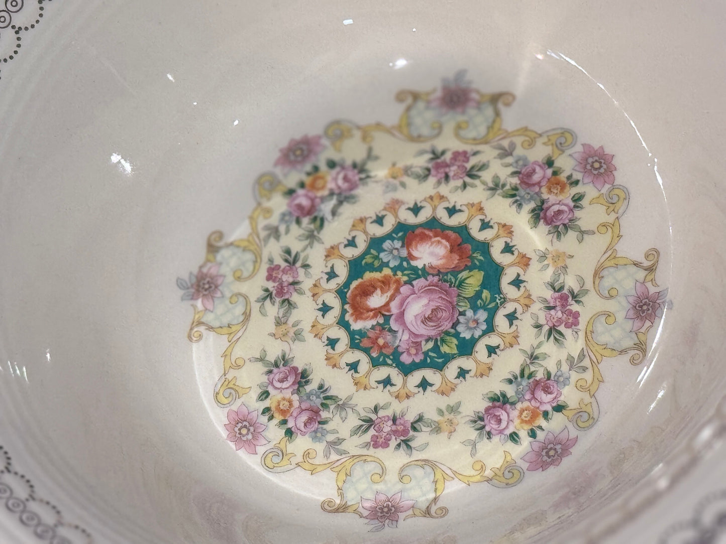 Triumph Limoges Serving Bowl 22k Gold Melody