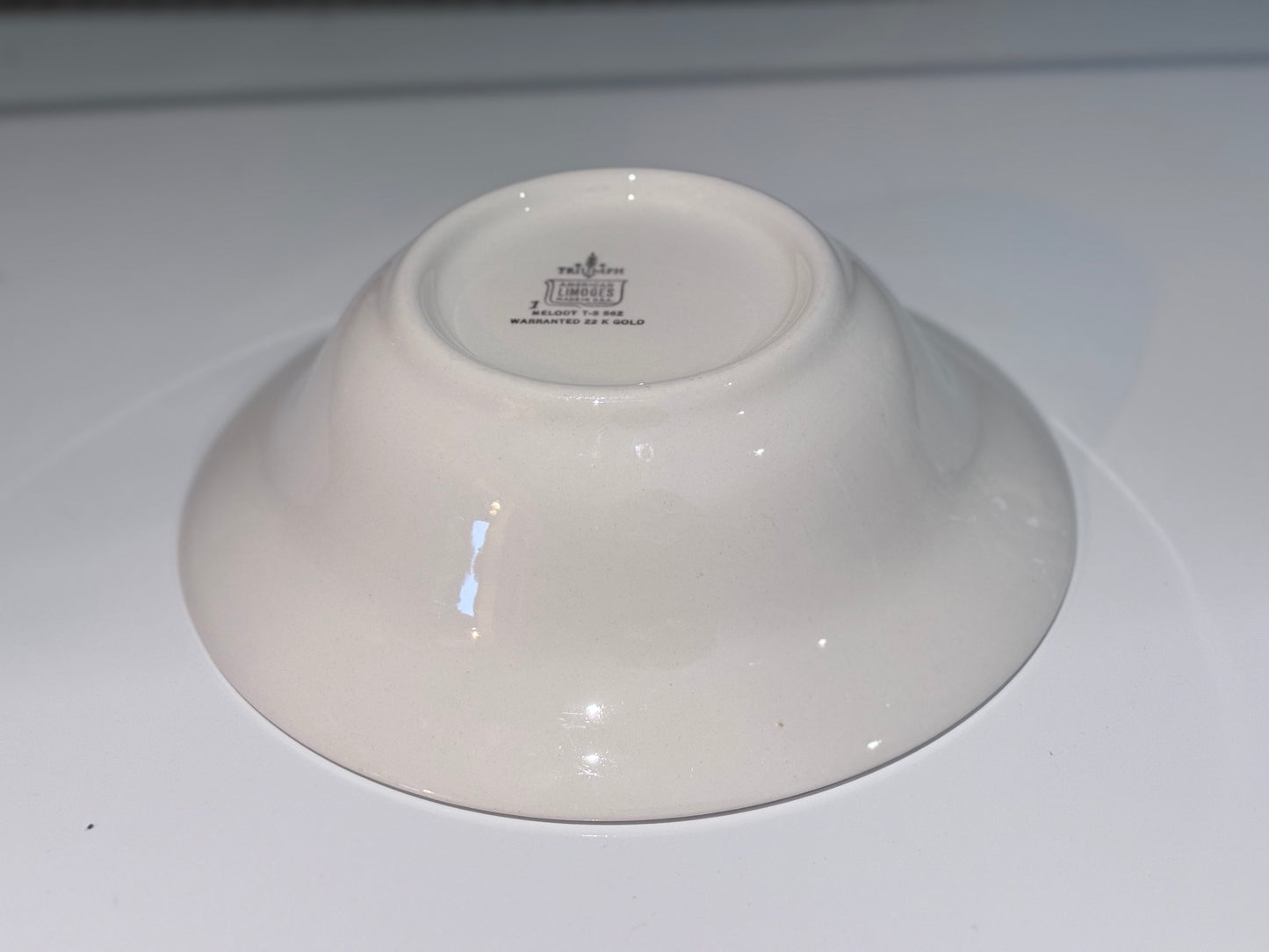 Triumph Limoges Serving Bowl 22k Gold Melody