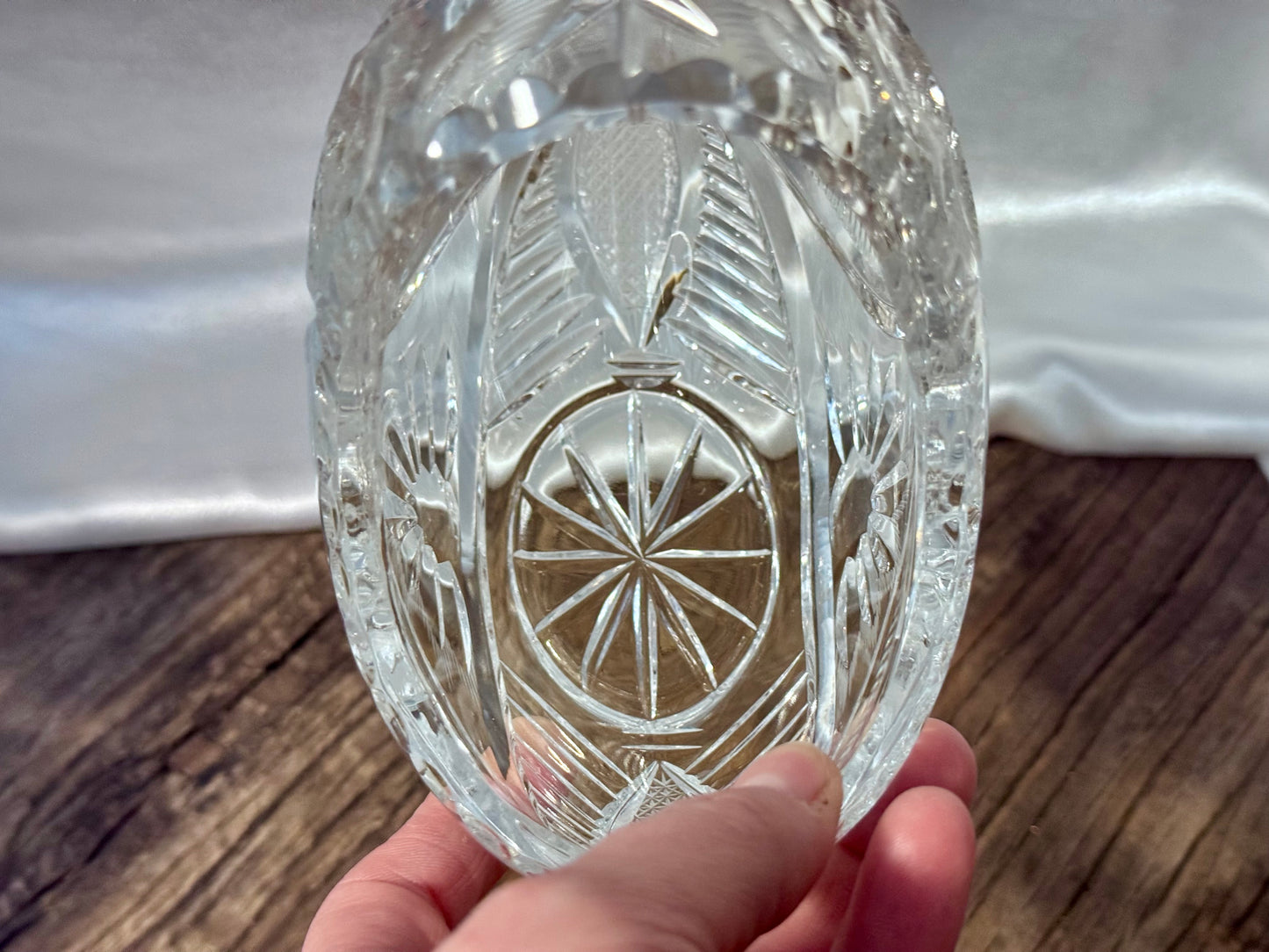 Cut Crystal Basket