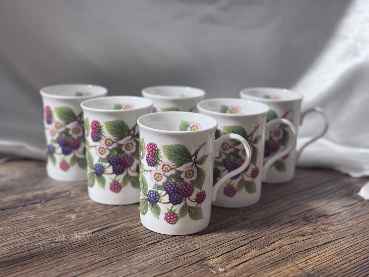 Crown Regal "Blackberry/Brambleberry" Fine Bone China Mug