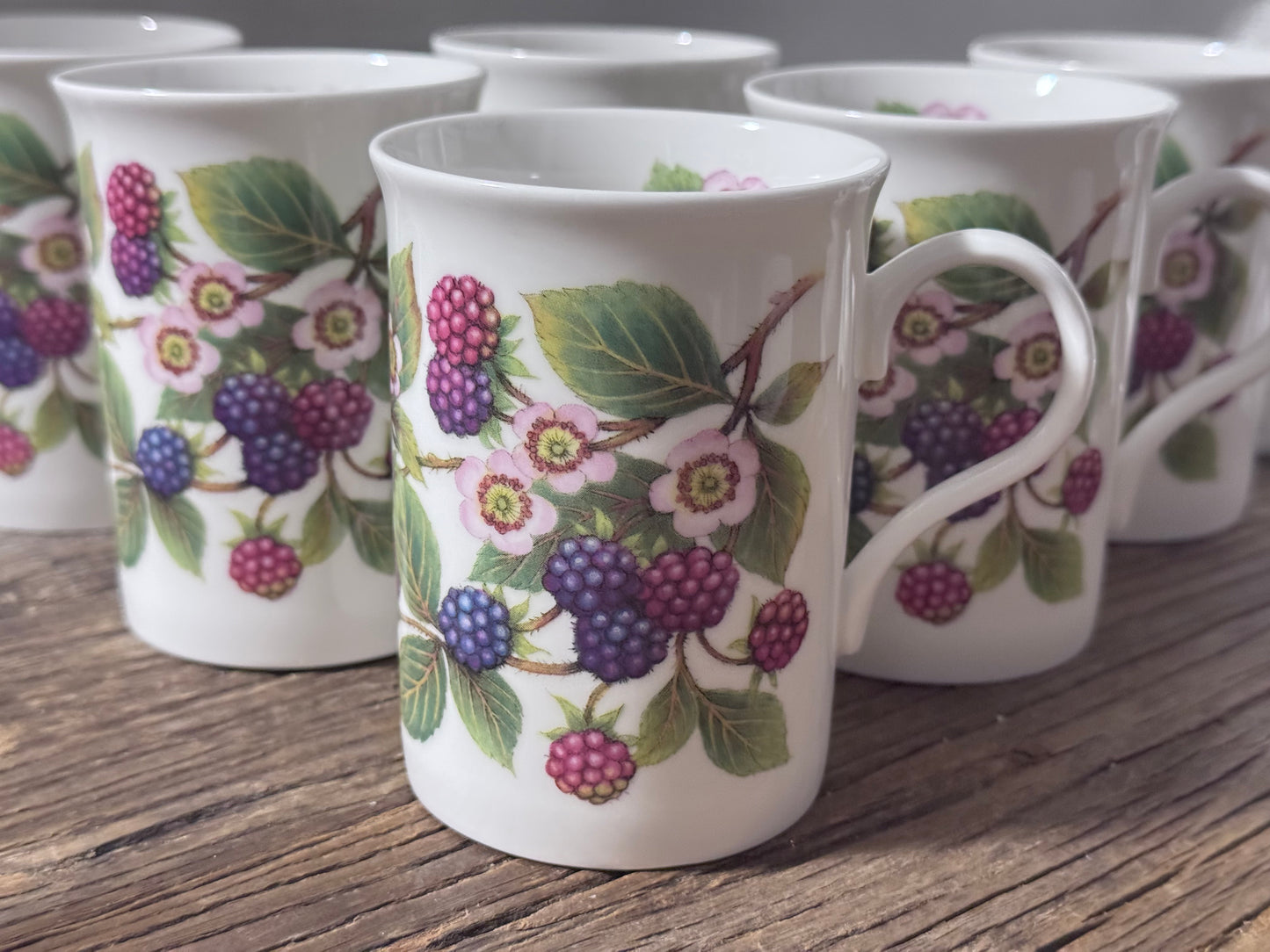 Crown Regal "Blackberry/Brambleberry" Fine Bone China Mug
