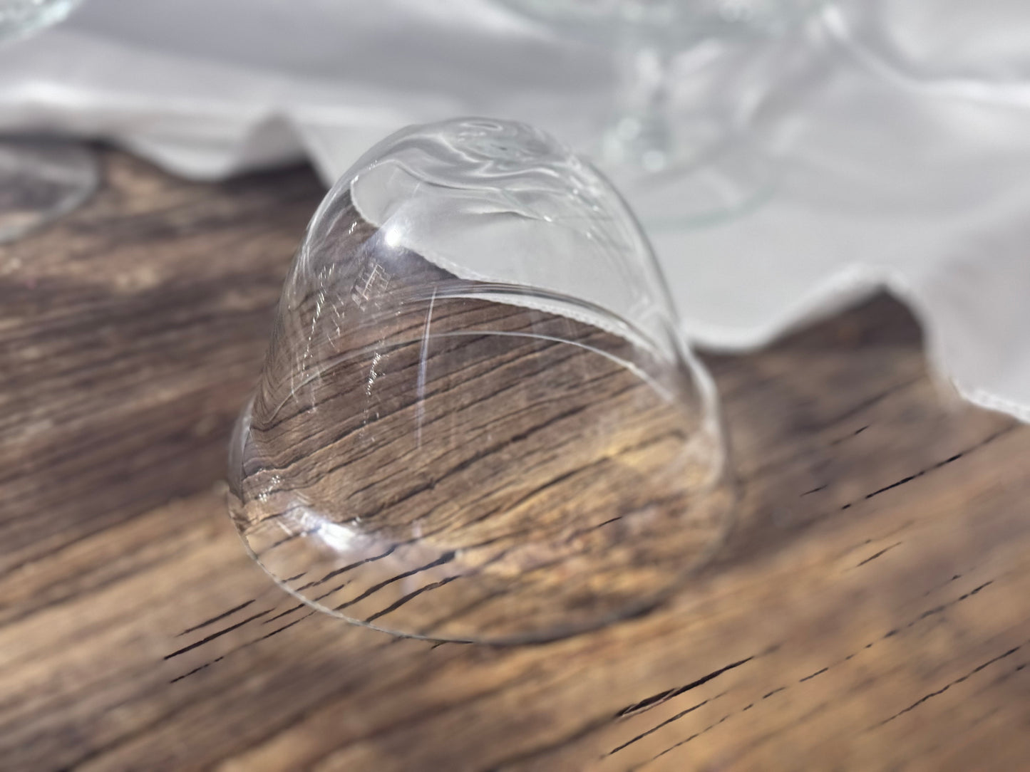 Crystal Cornflower Shrimp Cocktail Glasses